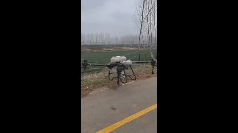 Flying drone for agriculture work