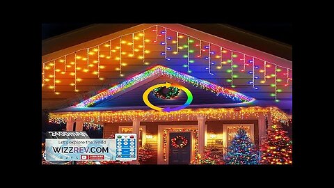 Solar Christmas Lights Outdoor Waterproof 50+16Ft 506 LED Icicle Lights for Outside Review