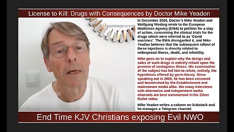 License to Kill: Drugs with Consequences by Doctor Mike Yeadon