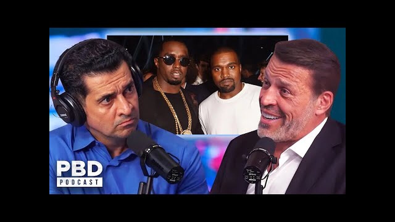 "Diddy’s Businesses Were FALLING APART" - Tony Robbins WILD Moments Coaching Diddy, Kanye & Kim K