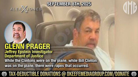 Alex Jones & James O'Keefe: DOJ Whistleblower Exposes The Abuse Of Children on Epstein's Plane - Full Interview 9/25/25