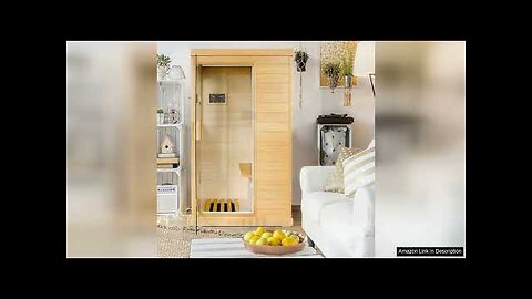 OUTEXER Far Infrared Sauna Home Sauna Spa Room Low-EMF Canadian Hemlock Wood Review