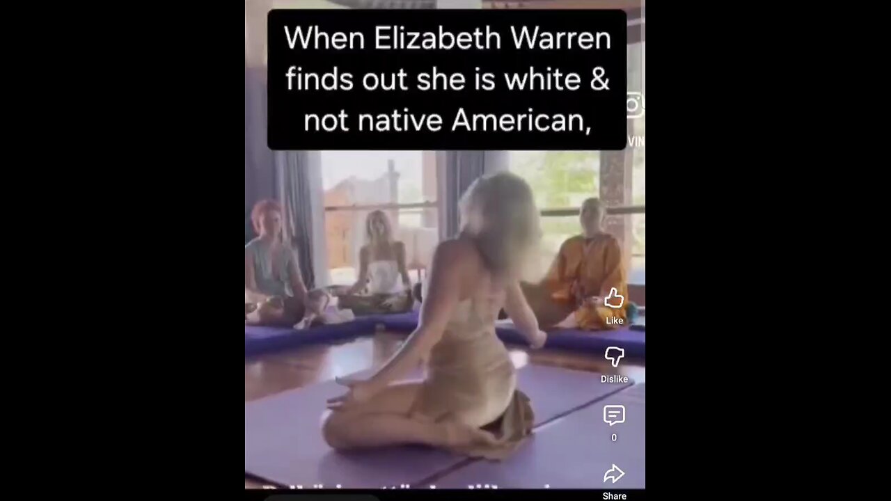 When Elizabeth Warren (Pocahontas) finds out she is white &not native American. #democrats #politics