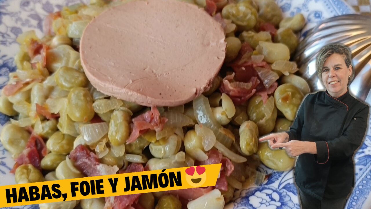 La Receta Más Gourmet y Fácil: Habitas con Jamón y Foie 💎🍽️