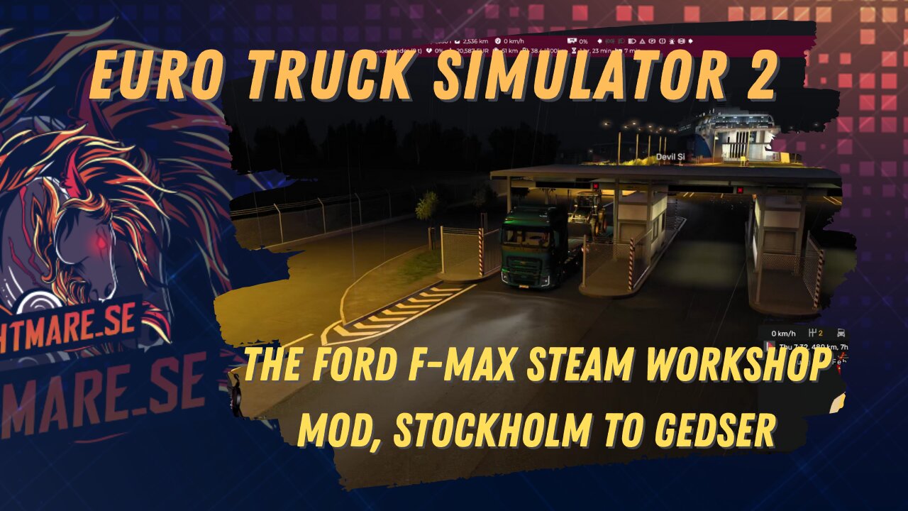 Join me on an unforgettable journey from Stockholm to Gedser in the Ford F-Max truck in ETS2!