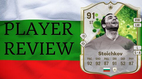 91 GRASSROOT GREATS ICON STOICHKOV SBC PLAYER REVIEW! FC 25 ULTIMATE TEAM