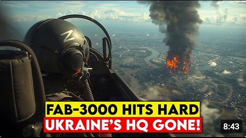 Fury in Kharkiv: Russia Drops the Hammer — FAB-3000 Destroys Huge Weapons Warehouse in Seconds! 