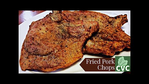 Fried Pork Chop Supper - Collard Greens - Pinto Beans - Creamed Potatoes