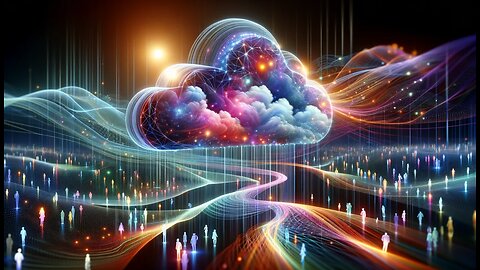 The cloud is data from the literal clouds