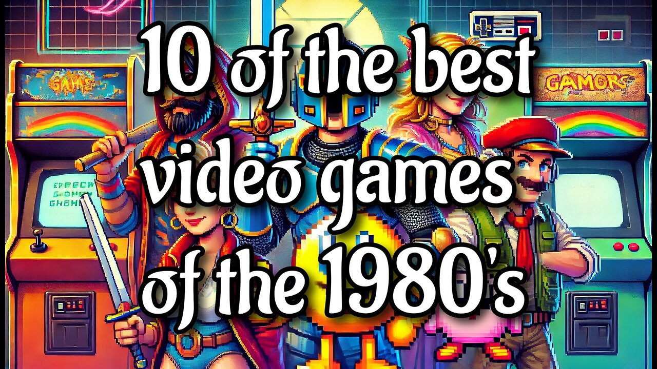 10 of the best video games of the 1980's.