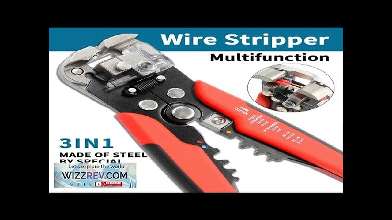 Professional Electrician Wire Tool Cable Wire Stripper Cutter Crimper Automatic Crimping Review