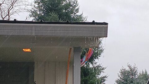 Water overflow from unkempt gutters