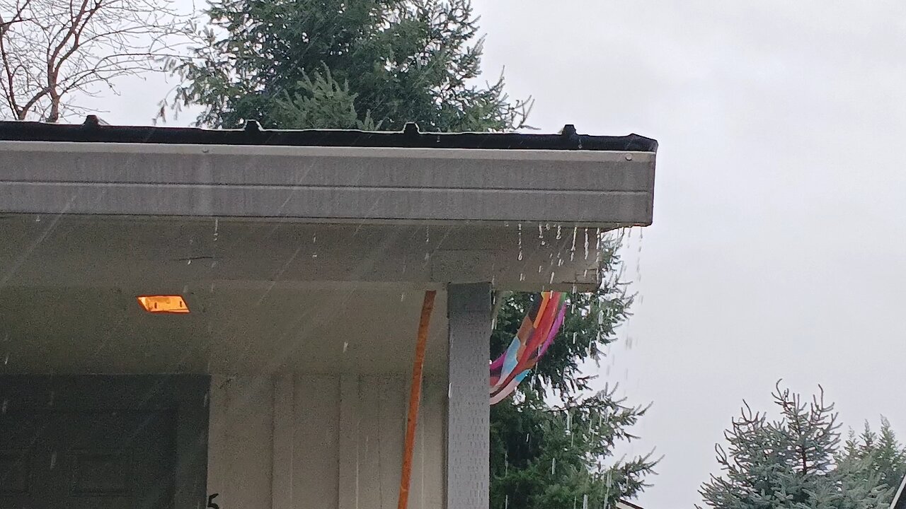 Water overflow from unkempt gutters