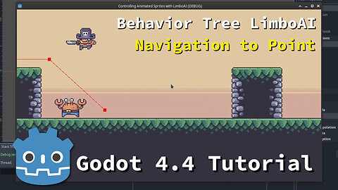 Behavior Tree Navigation Setup with Limbo AI ~ Godot Tutorial P6