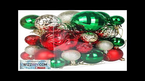 Annecy Christmas Tree Ornaments 36 PCS Shatterproof Christmas Ball Ornaments Set Review