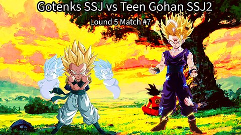 Lound 5 Match #7: Gotenks SSJ vs Teen Gohan SSJ2 (Dragon Ball Raging Blast 2 Ultimate Tournament)