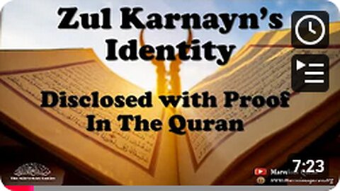WHO IS ZUL QARNAYN IN THE QURAN. WE UNLOCK ONE SECRET HIDDEN IN PLAIN SITE IN THE QURAN