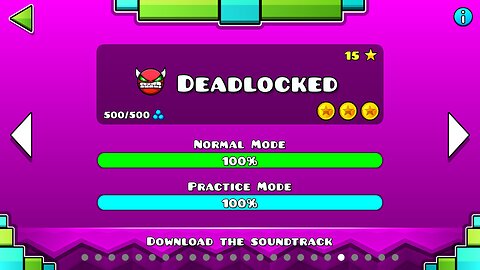 "Deadlocked" (Demon) All Coins [Clicks] | Geometry Dash