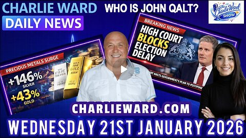 CHARLIE WARD DAILY NEWS WITH CHARLIE WARD & DREW DEMI WEDNESDAY 21ST JAN 2026