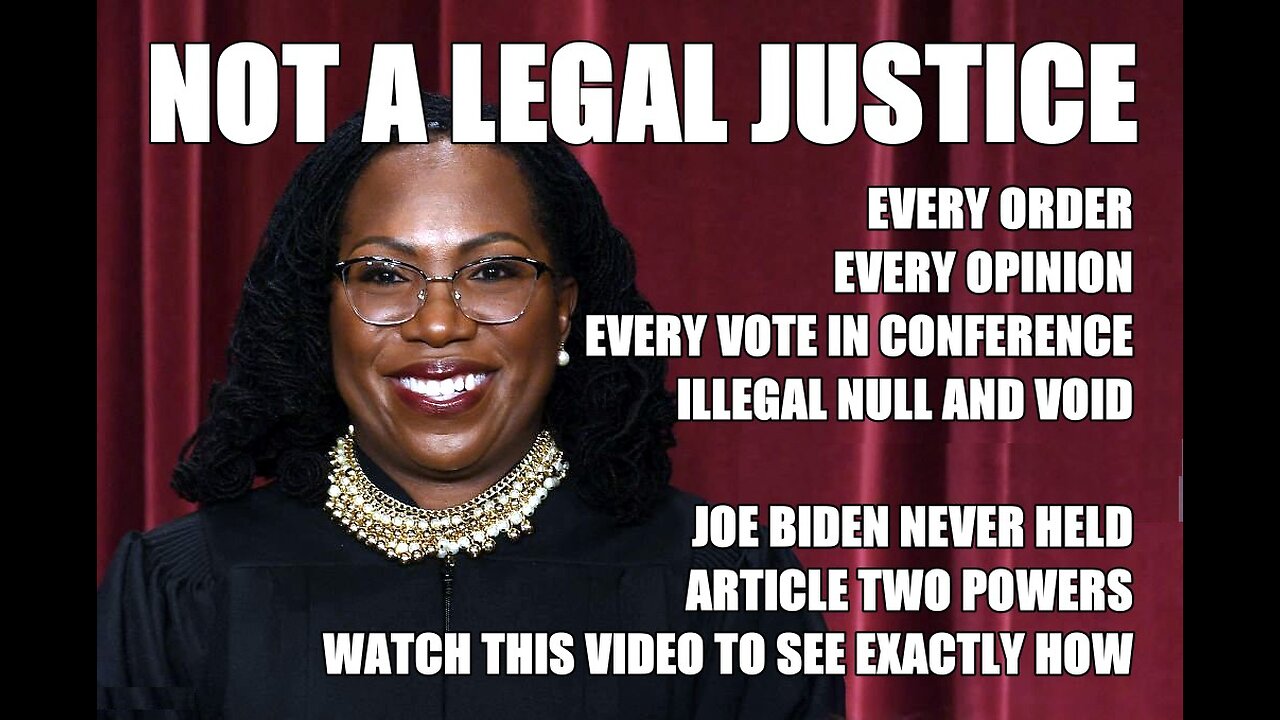 NOT A JUSTICE