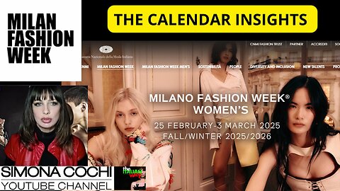 Videopodcast - Milano Fashion Week Calendar Insights - SS26 Women The Ultimate Guide to Events