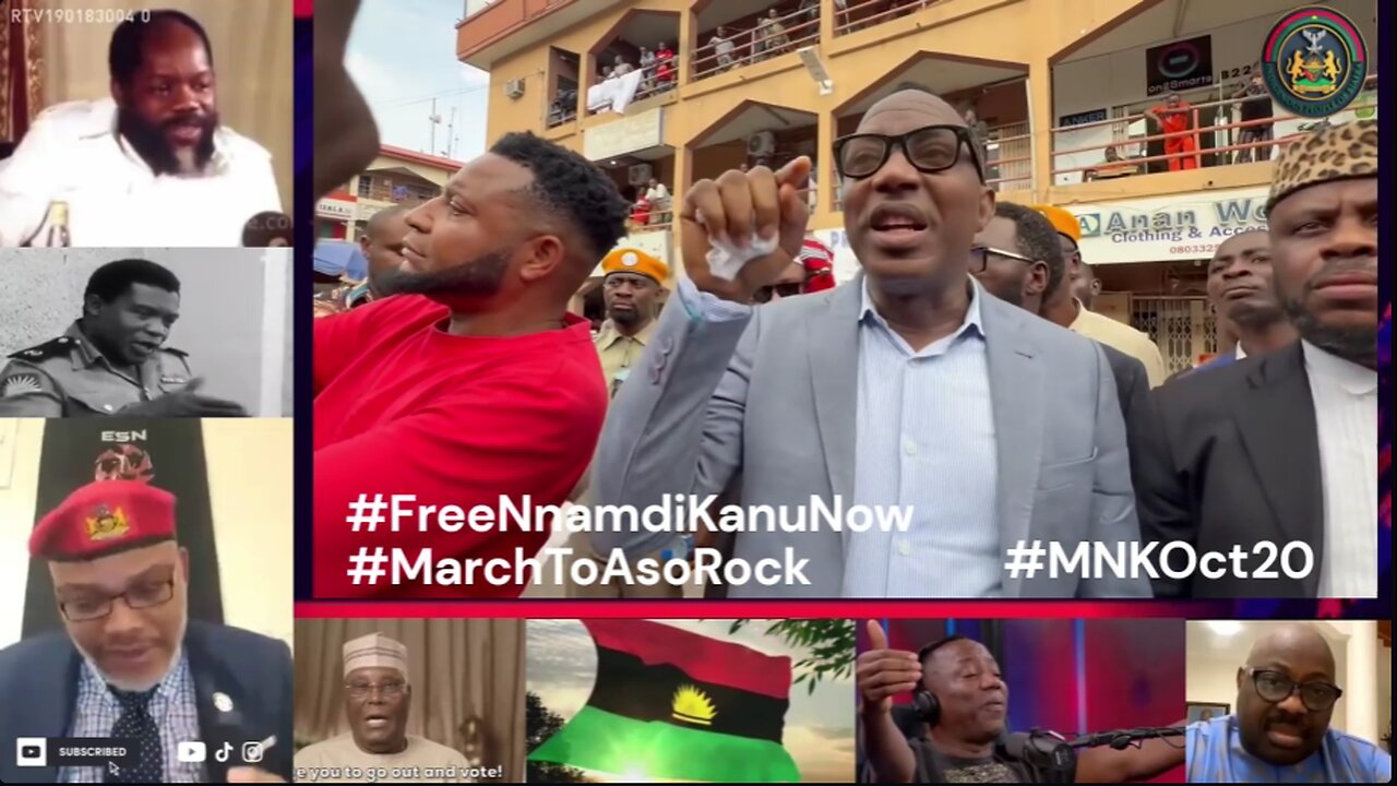 OmoyeleSowore Leads #FreeNnamdiKanuNow Mobilization at Banex—Momentum Builds Ahead of Oct 20 Protest
