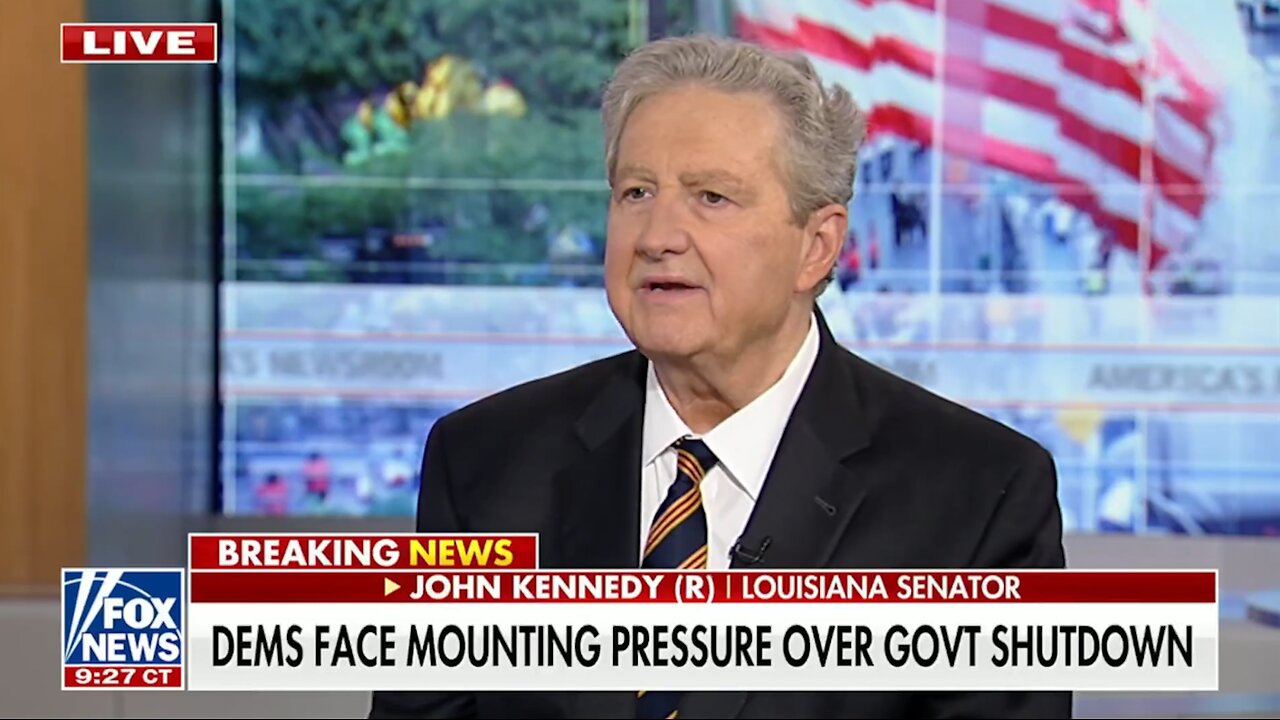 John Kennedy Perfectly Explains The Gov't Shutdown