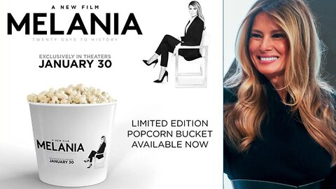 Melania’s popcorn bucket