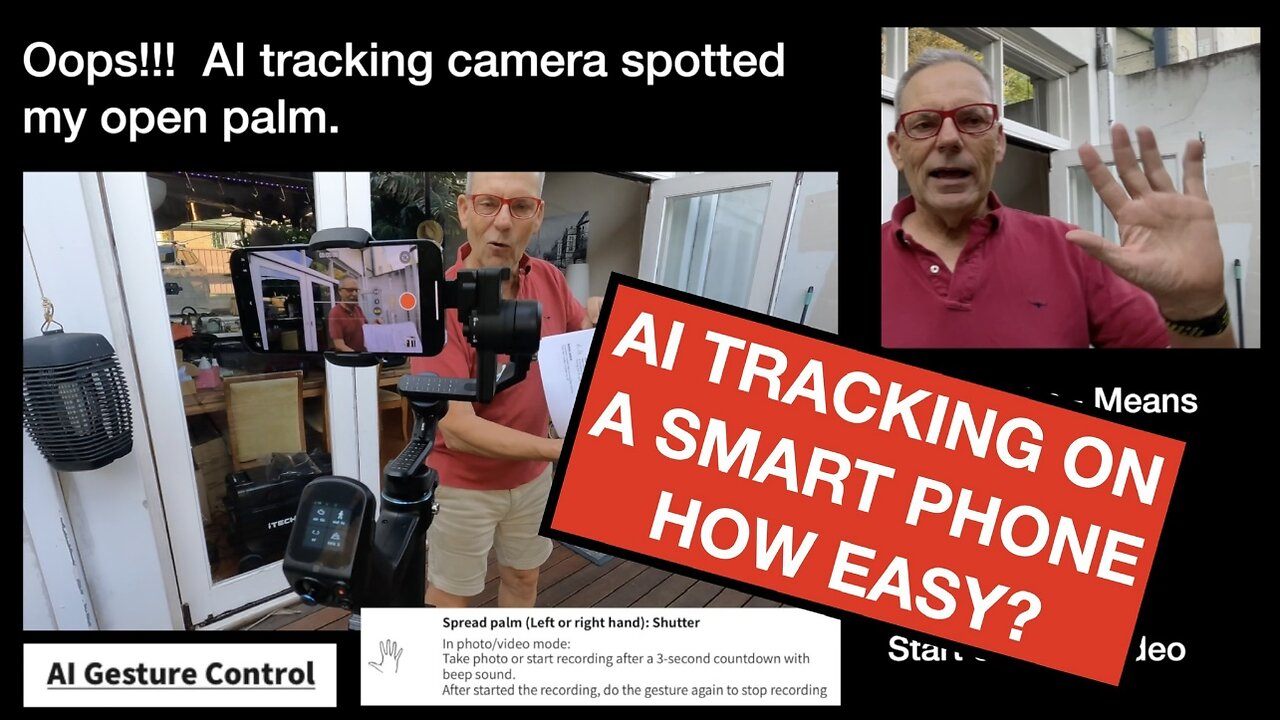 AI Tracking for Mobile Phones. Using Gestures with FeiyuTech Scorp M2 Intelligent Gimbal. HOW EASY?