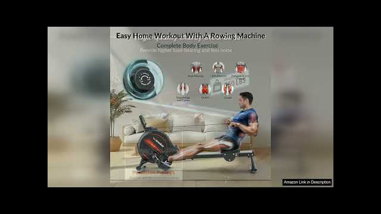 Rowing MachineWenoker Magnetic Rower Machine for Home350 LB Weight Capacity Smooth Review