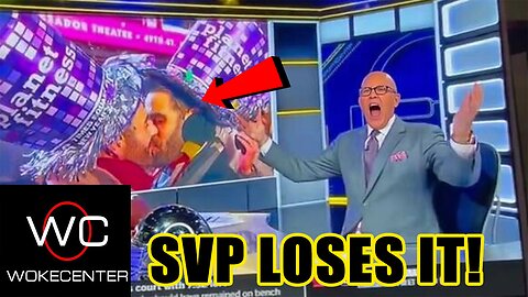 ESPN's Scott Van Pelt DISGUSTED on SportsCenter after two Gay Guys shown kissing on New Years!