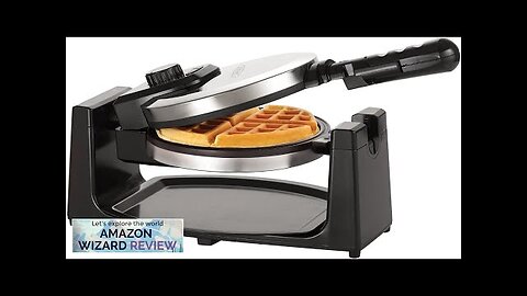 BELLA Classic Rotating Belgian Waffle Maker with Nonstick Plates Removable Drip Tray Review