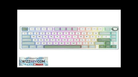 RK R75 81-Keys Tri-mode Wireless Machanical Gaming Keyboard Gasket Structure Hot Swappable Review