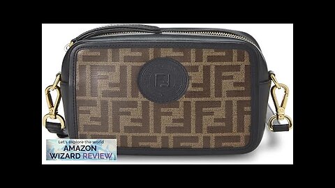 FENDI Pre-Loved Black Zucca Coated Canvas Camera Bag MiniClassic Fendi Mini Camera Bag Review