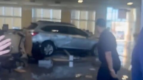 An Angry Customer Drives Through A CarMax Dealership, Injuring 8, Two In Critial Condition