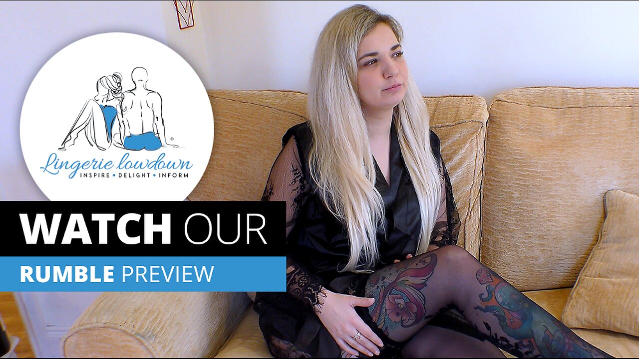 Dolly reviews Love & Other Things satin robe with lace sleeves