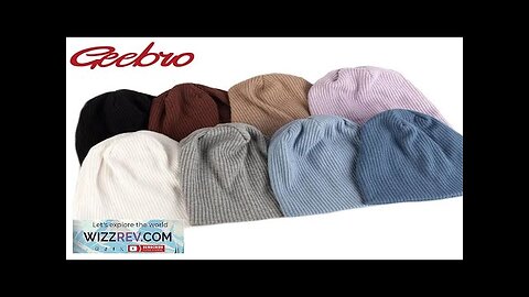 Geebro Women Fashion Stretch Ribbed Slouchy Beanies Hat Men Winter Autumn Baggy Review