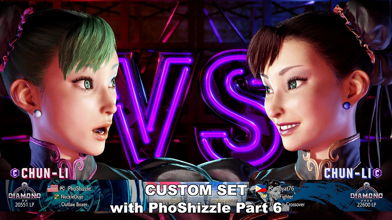 Kuya Kalbo SF6 Custom Set with PhoShizzle Part 6. More tight matches with PhoShizzle's roster