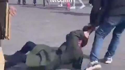 In Amsterdam a Christian woman is preaching & is assaulted by a Turkish Muslim & dragged by the hair