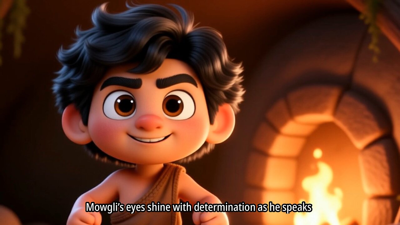 Mowgli's Stand Portrait Format – Animated Jungle Adventure for Kids