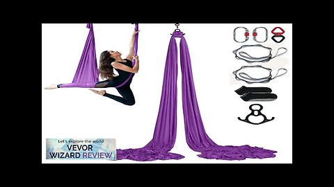 VEVOR Aerial Silk & Yoga Swing 8.7 Yards Aerial Yoga Hammock Kit Review