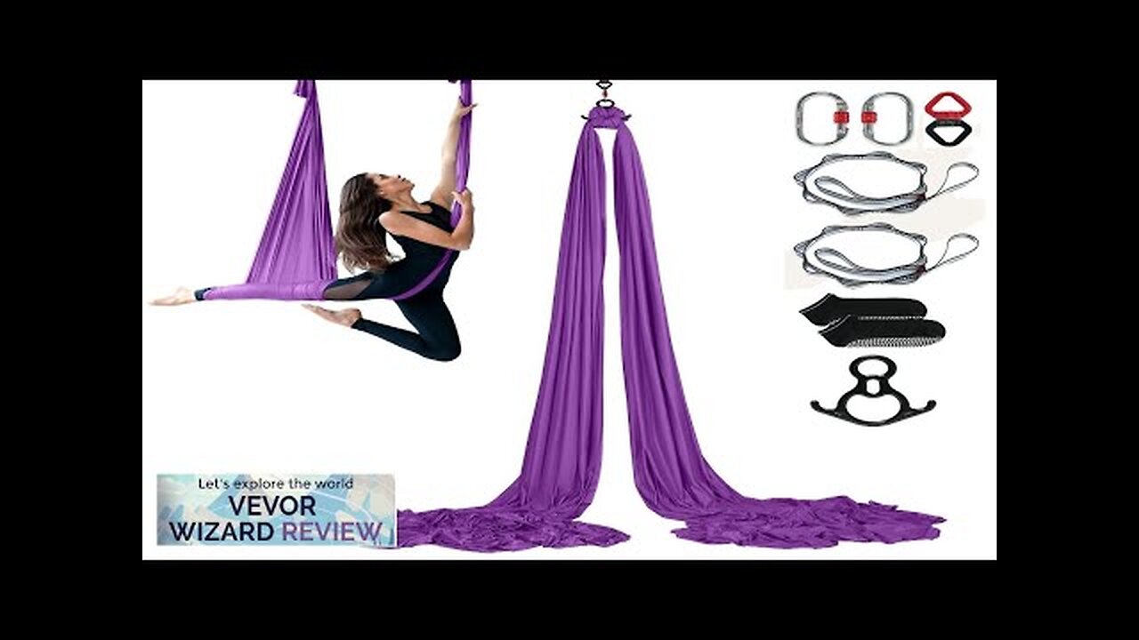 VEVOR Aerial Silk & Yoga Swing 8.7 Yards Aerial Yoga Hammock Kit Review