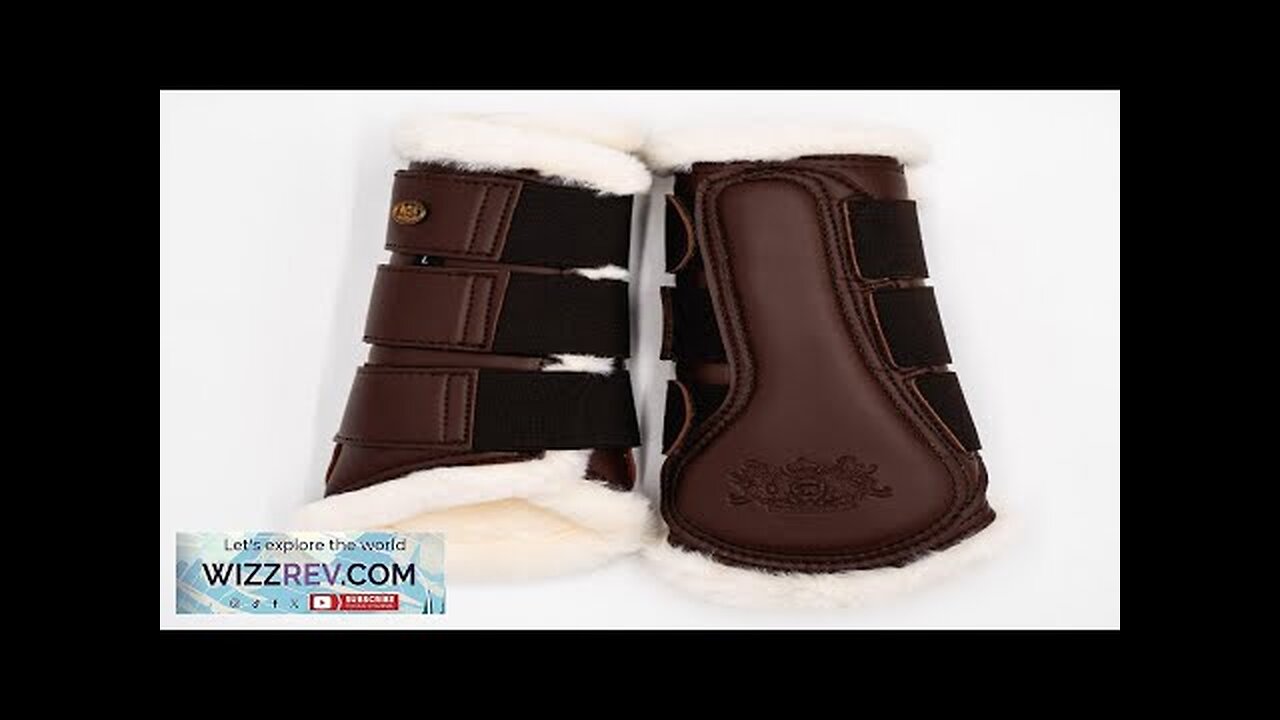 ROYAL EQUESTRIAN LINED BRUSHING BOOTS BROWN WHITE Review