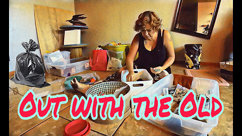 Purging my moms home-Out with the old stuff