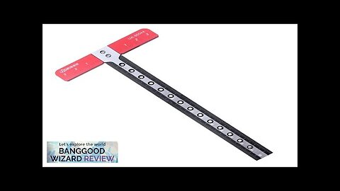 170mm T Ruler Hollow UA-90042 Right Angle ruler Woodworking High-precision Drawing Aluminum Review