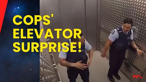 COPS ENTER EMPTY ELEVATOR...And Do THIS?! (Caught on Camera)