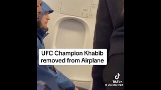 Former UFC Champ Khabib Nurmagomedov Is Removed From A Flight Over An Exit Row Beef