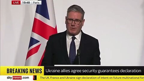 Starmer v Paříži oznámil dohodu o vyslání britských, francouzských a dalších vojsk na Ukrajinu!