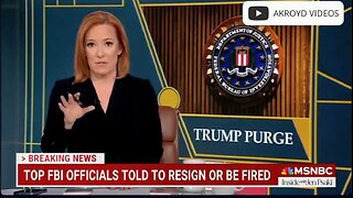 TRUMP FBI PURGE-JEN PSAKI (Peppermint Pattie)