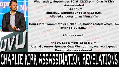 Why Nobody believes The Official Charlie Kirk Assassination Narrative